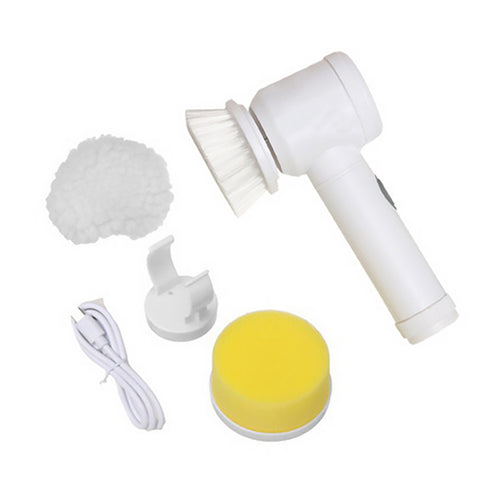 5-in-1 Electric Cleaning Brush for Kitchen & Bathroom